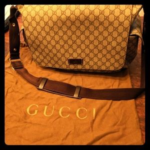 Authentic Gucci diaper bag